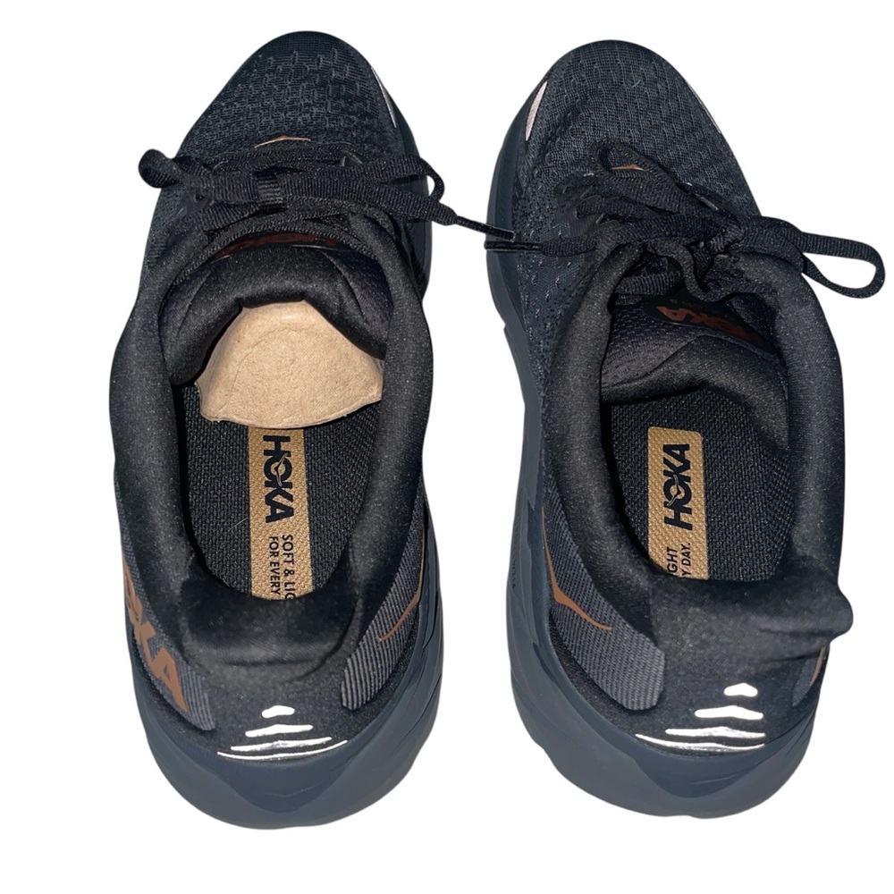 HOKA Clifton 8 Women's Gray Black Running Shoes Size 10B - Picture 8 of 10